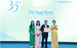 Báo Việt Nam News and Law kỷ niệm 35 năm ngày phát hành số báo đầu tiên