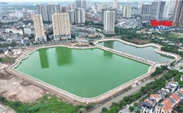 Công trình chống ngập khẩn cấp phía Tây Nam Hà Nội phát huy hiệu quả