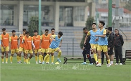 U23 Việt Nam tích cực tập luyện hướng đến SEA Games 32