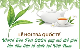 Lễ hội trà quốc tế - World Tea Fest 2025 quy mô thế giới lần đầu tiên tổ chức tại Việt Nam