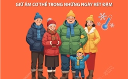 Giữ ấm cơ thể cho người già, trẻ em trong những ngày rét đậm