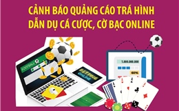 Cảnh báo quảng cáo trá hình dẫn dụ cá cược, cờ bạc online
