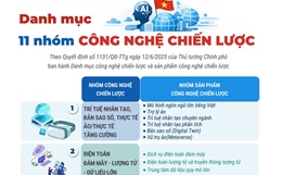 Danh mục 11 nhóm công nghệ chiến lược của Việt Nam