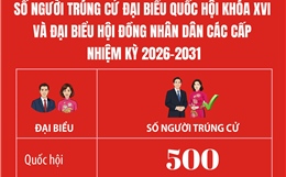 500 người trúng cử Đại biểu Quốc hội khóa XVI