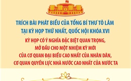 Kỳ họp thứ nhất Quốc hội khóa XVI có ý nghĩa đặc biệt quan trọng