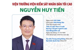 Viện trưởng Viện Kiểm sát nhân dân tối cao Nguyễn Huy Tiến