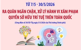 Ra quân ngăn chặn, xử lý hành vi xâm phạm quyền sở hữu trí tuệ trên toàn quốc