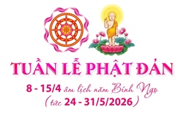 Tuần lễ Phật đản diễn ra từ 24 - 31/5/2026