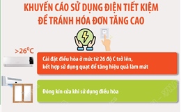 Khuyến cáo sử dụng điện tiết kiệm để tránh hóa đơn tăng cao