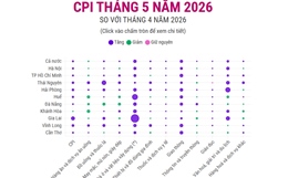 CPI tháng 5 năm 2026 tăng 0,29%