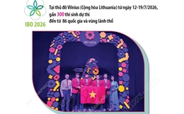 4 học sinh Việt Nam giành Huy chương Bạc Olympic Sinh học quốc tế 2026