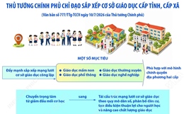 Thủ tướng Chính phủ chỉ đạo việc sắp xếp cơ sở giáo dục công lập cấp tỉnh, cấp xã