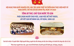 Tổng Bí thư, Chủ tịch nước Tô Lâm: Phải chọn người theo việc, giao việc để thử thách, lấy kết quả để đánh giá, sử dụng, sàng lọc