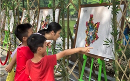 Toàn cảnh đất nước sau sáp nhập sống động qua những bức tranh da 