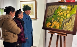 'Sắc xuân Bính Ngọ': Không gian nghệ thuật đón Tết Việt giữa lòng phố cổ 