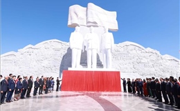 Tổng Bí thư Tô Lâm và Phu nhân dự khánh thành Công viên Hữu nghị Lào - Việt Nam