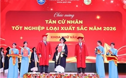 Trường Đại học Sư phạm Hà Nội trao bằng cử nhân tốt nghiệp năm 2026