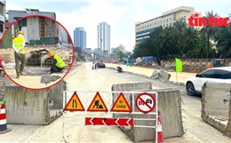 Vành đai 1 Hà Nội tăng tốc về đích năm 2026, đã hoàn thành một đoạn thảm nhựa