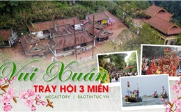 Vui xuân, trảy hội 3 miền