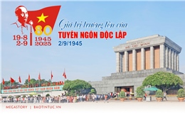 Giá trị trường tồn của Tuyên ngôn Độc lập 2/9/1945