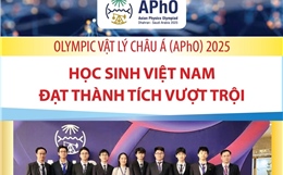 Học sinh Việt Nam đạt thành tích vượt trội tại Olympic Vật lý Châu Á (APhO) 2025