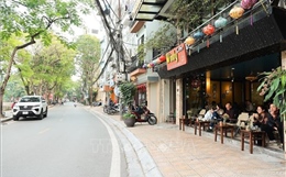 Vỉa hè Hà Nội thông thoáng sau khi lập lại trật tự đô thị