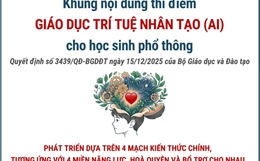 Khung nội dung thí điểm giáo dục trí tuệ nhân tạo (AI) cho học sinh phổ thông