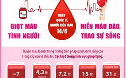 Ngày Quốc tế Người hiến máu 14/6: Giọt máu tình người - Hiến máu đào, trao sự sống