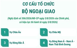 Cơ cấu tổ chức của Bộ Ngoại giao
