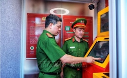 Mô hình Kiosk “Trạm Cảnh sát thông minh” ra mắt thí điểm tại Hà Nội