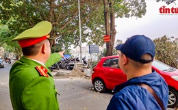 Xử lý vi phạm trật tự đô thị ở hồ Hoàng Cầu, Hà Nội