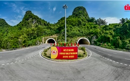 Ảnh 360: Đường bao biển xuyên núi kết nối hai thành phố lớn của Quảng Ninh