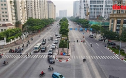 Phân luồng đường Võ Chí Công: Tình trạng ùn tắc được cải thiện