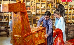 Xuân về Đường Lâm, ngựa sơn mài thức dậy hồn làng cổ