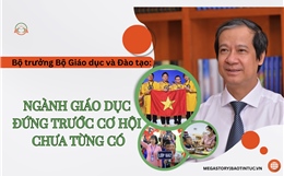 Bộ trưởng Bộ Giáo dục và Đào tạo: Ngành giáo dục đứng trước cơ hội chưa từng có