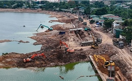 Hiện trạng 7 công trình chống ngập khẩn cấp ở Hà Nội sau 4 tháng thi công thần tốc