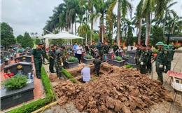 Hà Nội triển khai lấy mẫu hài cốt liệt sĩ tại Nghĩa trang Liệt sĩ Nhổn