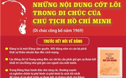 Những nội dung cốt lõi trong Di chúc của Chủ tịch Hồ Chí Minh