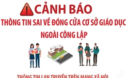 Cảnh báo thông tin sai về đóng cửa cơ sở giáo dục ngoài công lập