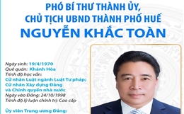 Phó Bí thư Thành ủy, Chủ tịch UBND Thành phố Huế Nguyễn Khắc Toàn