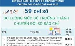 59 chỉ số đo lường mức độ trưởng thành chuyển đổi số báo chí năm 2025