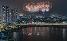 Hà Nội: Tổng duyệt pháo hoa chào mừng Đại hội XIV của Đảng