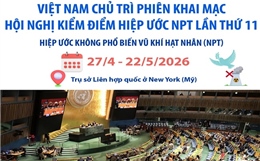 Việt Nam chủ trì Phiên khai mạc Hội nghị Kiểm điểm Hiệp ước NPT lần thứ 11