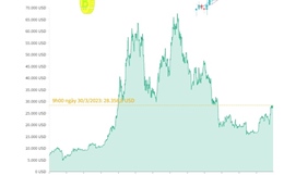 Bitcoin tăng giá, lên trên mốc 28.000 USD