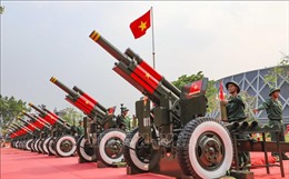 Cận cảnh dàn pháo chuẩn bị cho lễ kỷ niệm 70 năm Chiến thắng Điện Biên Phủ
