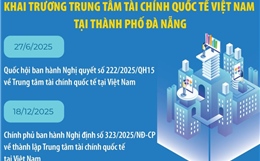Khai trương Trung tâm tài chính quốc tế Việt Nam tại thành phố Đà Nẵng