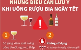Những điều cần lưu ý khi uống rượu bia ngày Tết