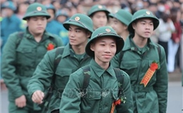 Thanh niên Thủ đô hăng hái lên đường nhập ngũ