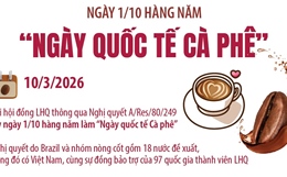 Ngày 1/10 hàng năm là 'Ngày quốc tế Cà phê'
