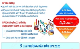 Lần đầu tiên công bố Chỉ số Hiệu quả Kinh tế Tư nhân (BPI 2025)